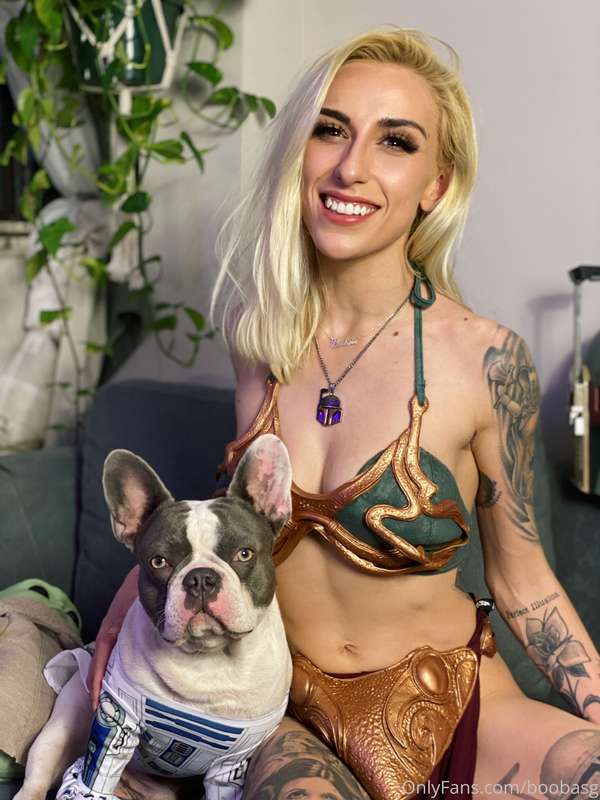 Wholesome love of me & my little droid, R2D2  (that’s his ac..