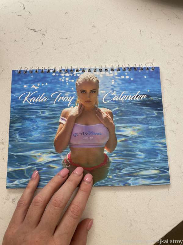 U will be able to buy my Calendar soon  On my website & app ..