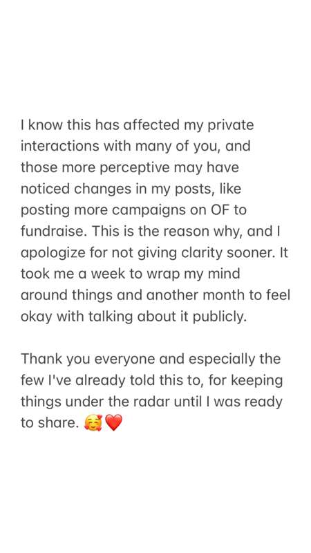 A Life Update 

Please skip if you'd like to avoid personal .. 2