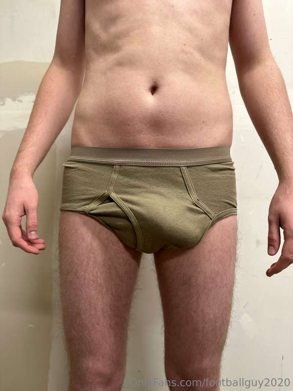 The private doing a little stripping down to his military br.. 3