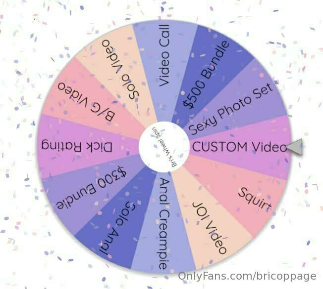 "**BRIANNA'S Lucky Wheel Spin Game** Feeling lucky?? 🍀 Tip t.." by