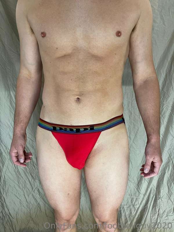 Soldier shows off his hot muscular body in a thong and jock!.. 10