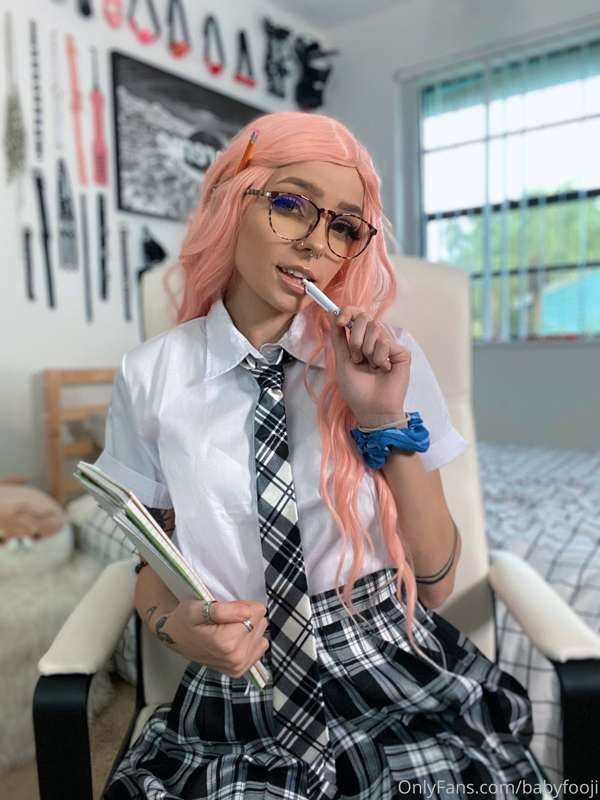 School tutor pt. 2 💗📚✏️ How soft do my titties look? Do you .. 11