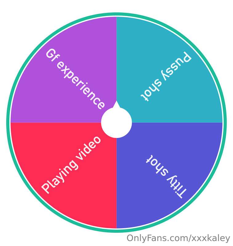 Spin my wheel😉😉