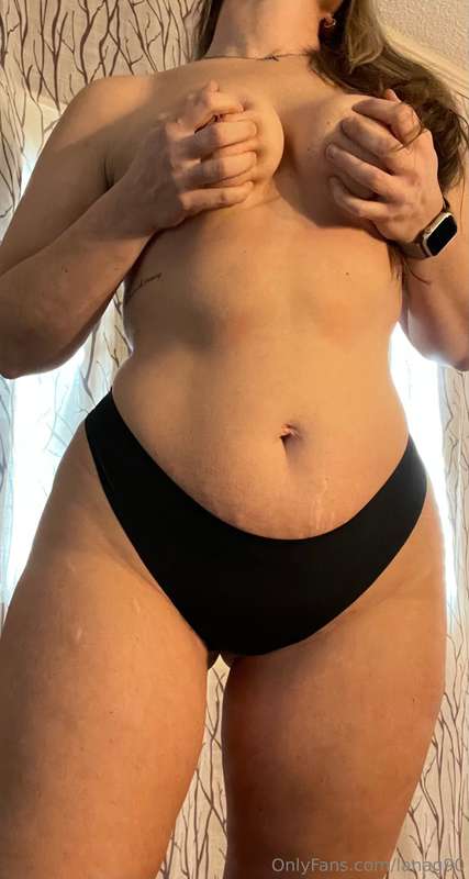 My nipples are so sensitive. They love to be played with. Wa..