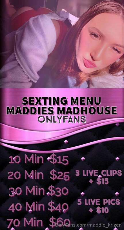 A new menu yalll 💓💓💓💓
