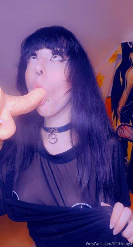 💦💜 can i be your petite goth cumslut? 💜💦 26