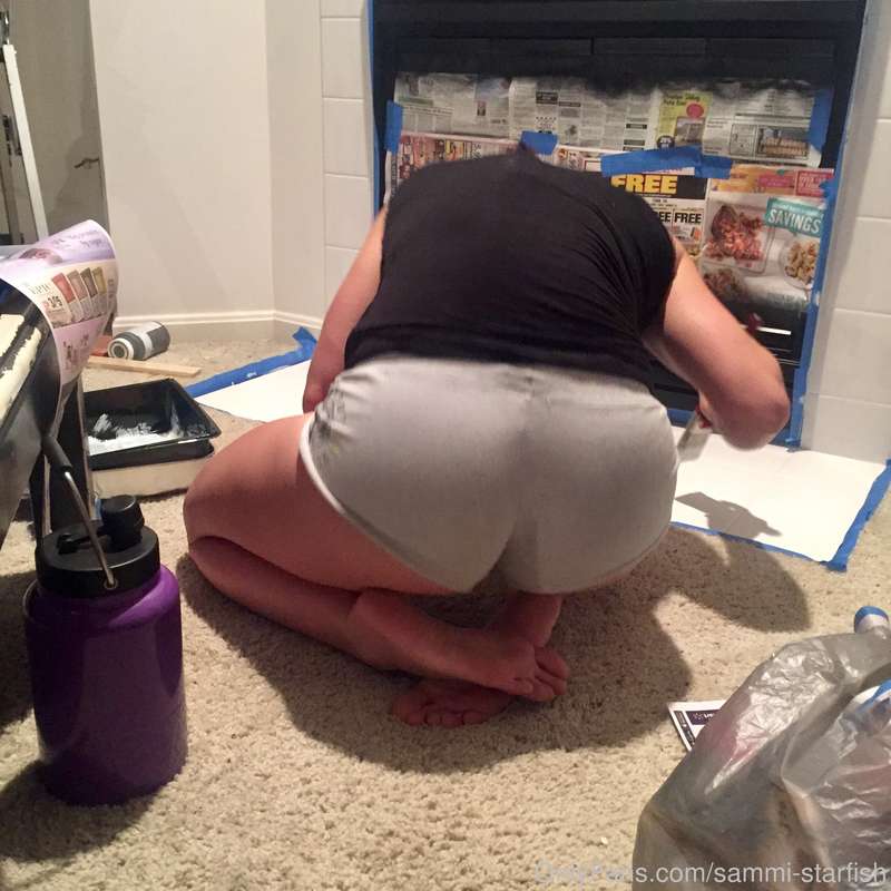Painting the fireplace part 3 9