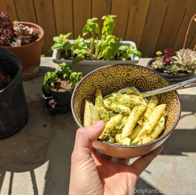 I'm eating pesto next to my basil plants like a monster. The.. 2