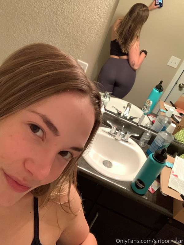 Selfies in my new apartment! Still not done unpacking yet. M.. 1