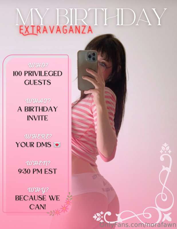 My birthday's finally here!! ‎ ‎ ‎ ‎ ‎ ‎ ‎ if you'd like to ..
