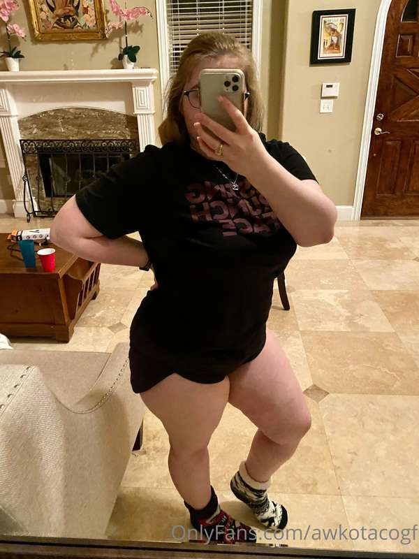 The bf said he wanted to thigh fuck me and cover my thighs w..