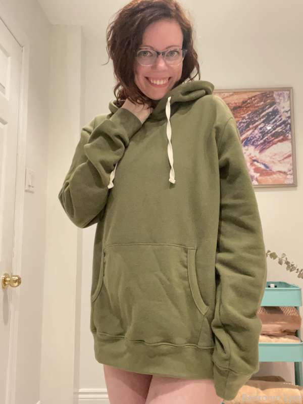 He bought a new hoodie. So I now have a new hoodie. Are your.. 1