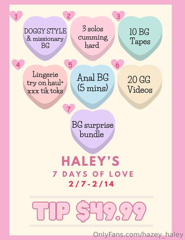 🚨🚨💘 7 DAYS OF LOVE PRE SALE STARTS NOW!!! 💘 🚨🚨(BG, Solo, GG,..
