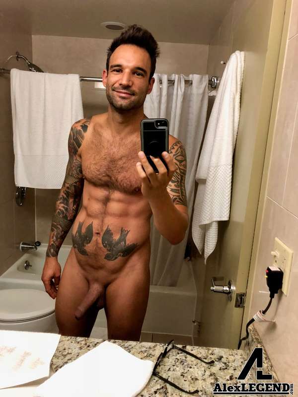 A little selfie before I jump in the shower! ;-)