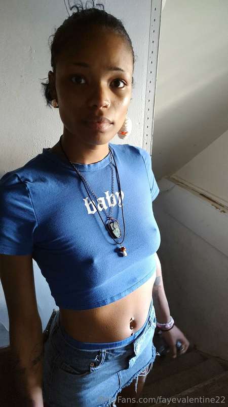 Itty bitty with no bra