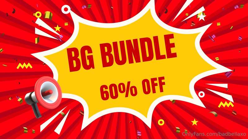 ⚠️ ONE TIME OFFER! ⚠️  $20 = Super exclusive B/G bundle**—on..