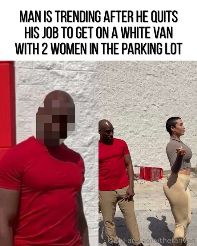 This is viral AF right now!! This lucky ass dude risked it A..