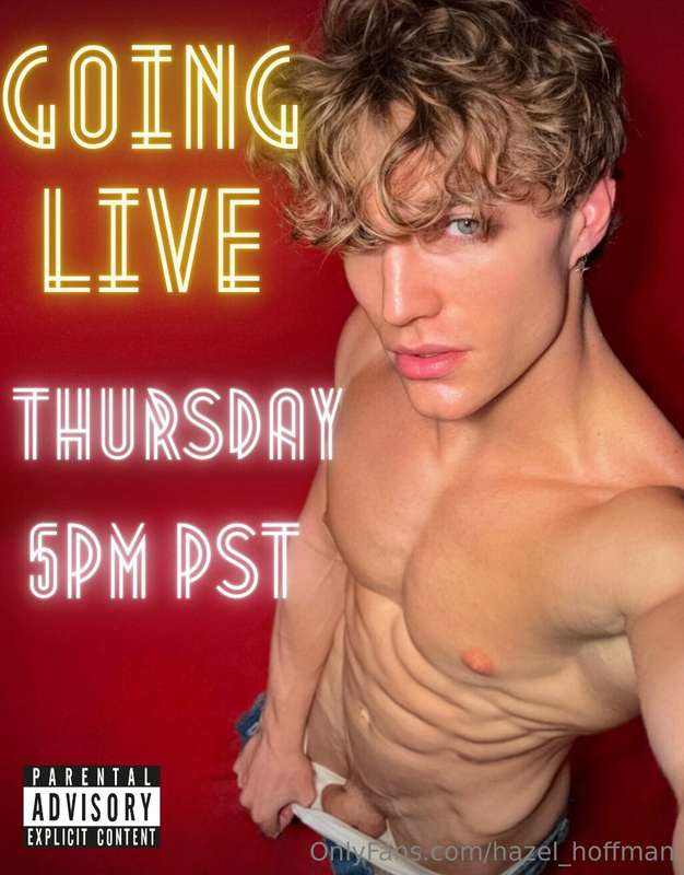 GOING LIVE FOR THE FIRST TIME IN 2 YEARS!!! 🤩 🎉 THURSDAY. 5P..