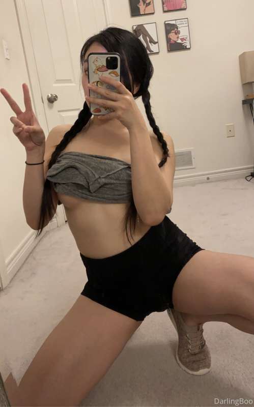 Hi baby, I’m getting ready to workout! How do I look in my l.. 3