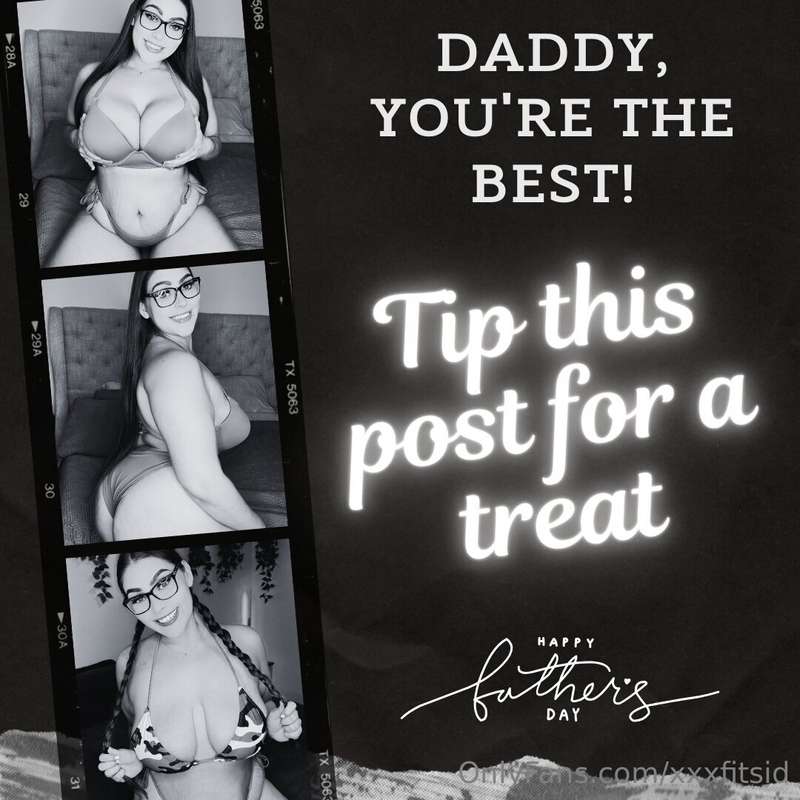 YOU'RE THE BEST DADDY 🥹tip $8 below for a treat worth over $..