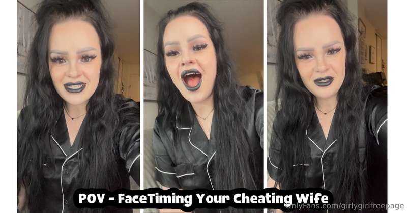 POV - FaceTiming Your Cheating Wife You’re out of town for a..