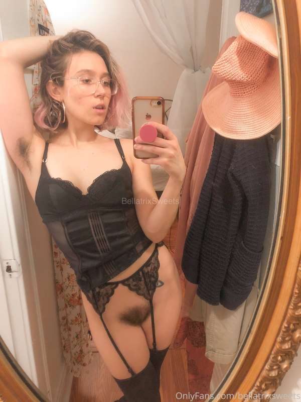 one year ago 😈 now I want to put on some lingerie !