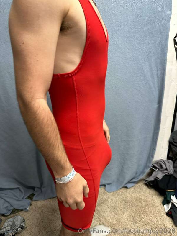 The private in a red wrestling singlet! 17