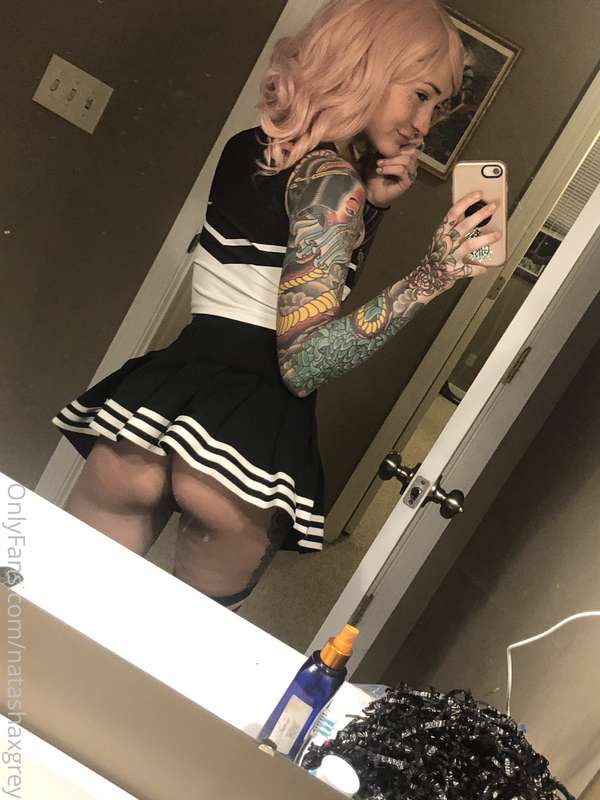 evil cheerleader ready for practice 😈 4