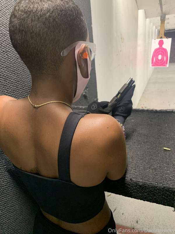 My first time shooting, are you proud of me? 🥰