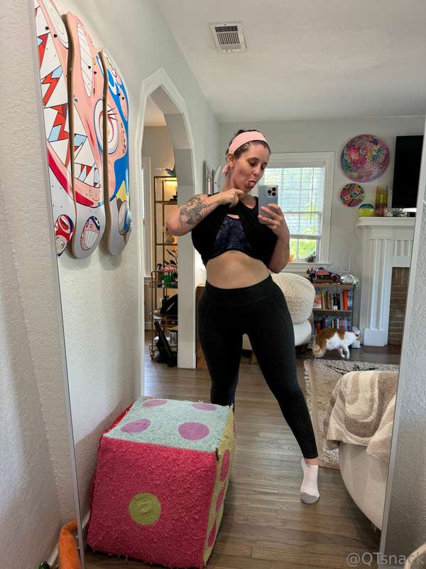 Just got home from the gym hehe