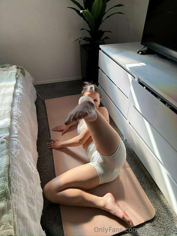 Imagine these legs, sitting across from you under the table...