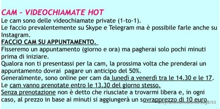 💖 General price list  💖 Cam show info (English) 💖 Cam show i.. 3