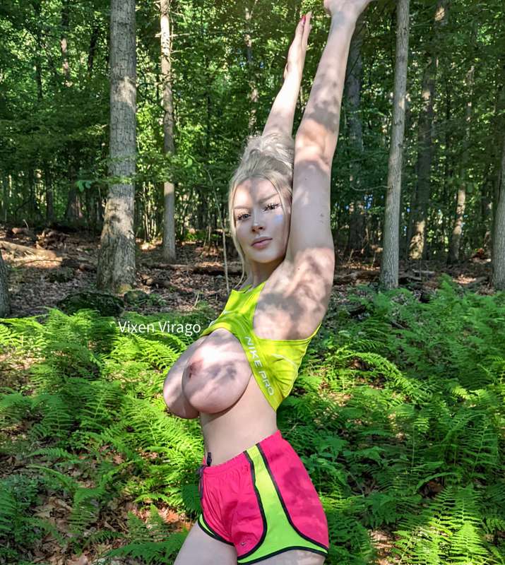 When a powerful stretch breaks them free 🌿🦋🌲