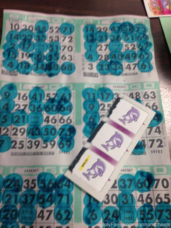 Bingo night!! 2