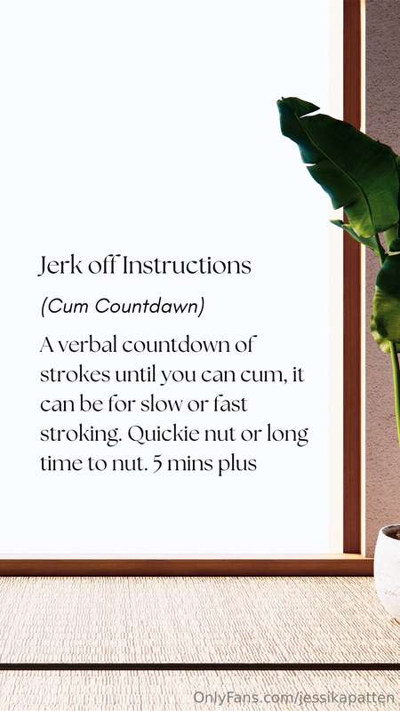 JOI - Jerk off instructions to make you cum in a specific wa.. 8