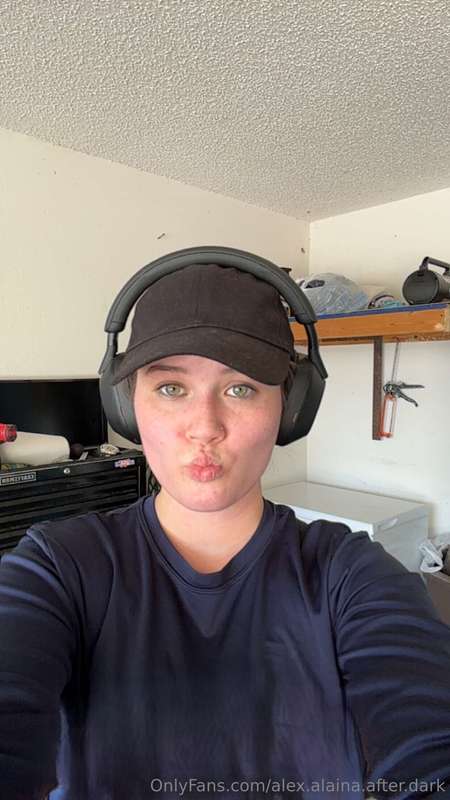 Alex is a sweaty girl after mowing the lawn. Her pussy taste..