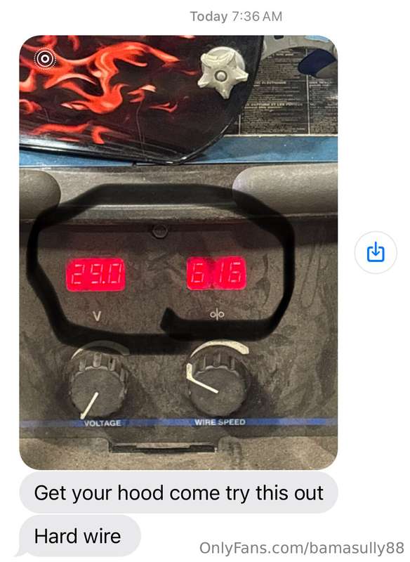 Had a weld at settings i never thought would have worked on ..