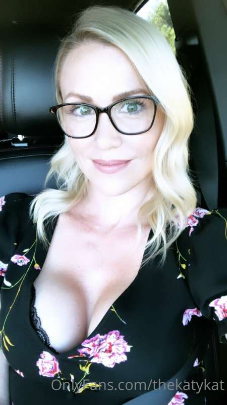 I wear the glasses to try and counter the "Boobs for brains"..