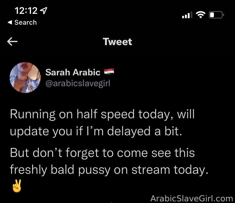 Saraharabic - Fansly - 18 Mar, 2022