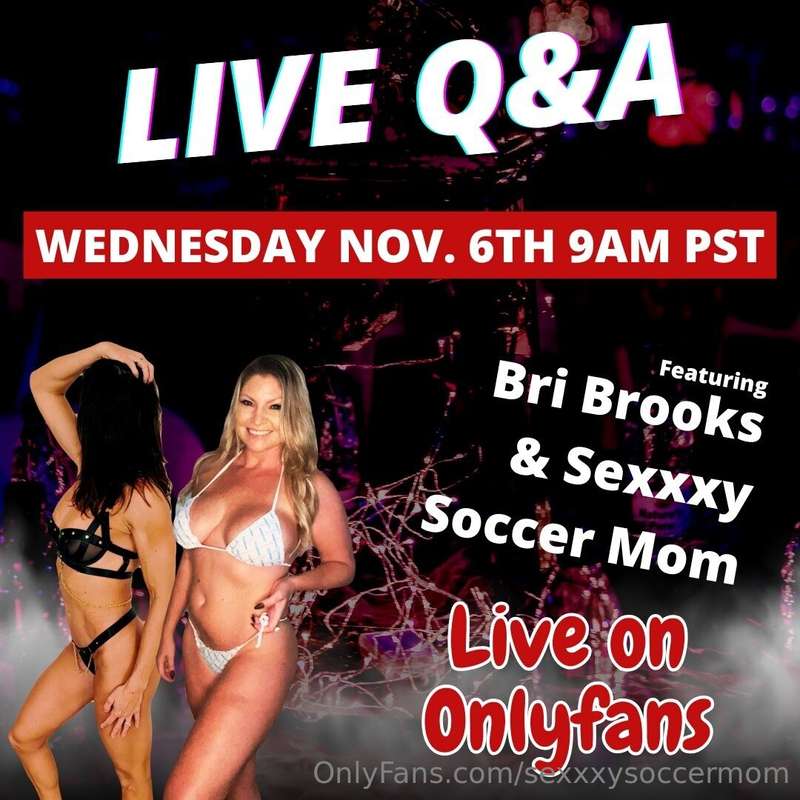 1 HOUR!!! Join me and @briannabrooksxx LIVE right here! 