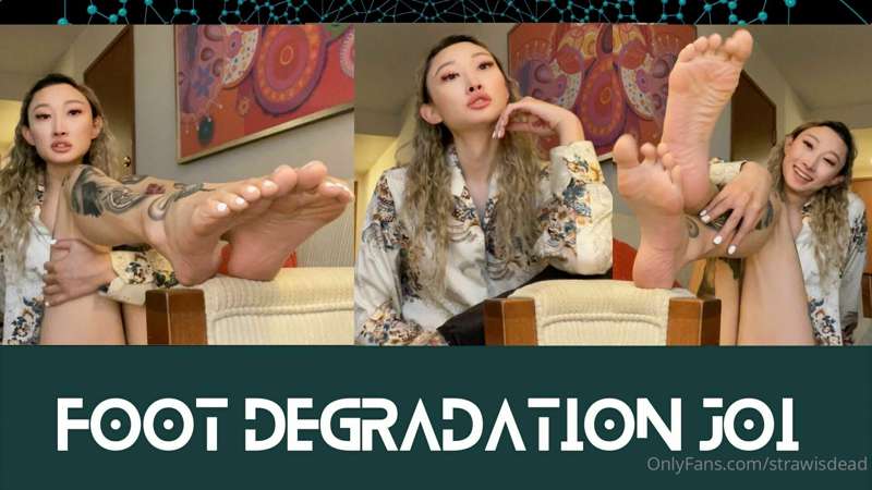New degrading foot joi for my foot losers