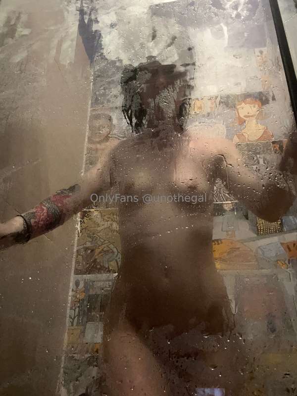 Shall we hop in the shower and get clean while we’re getting..