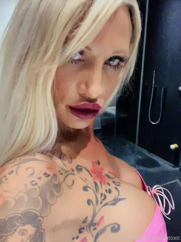 Tonight in friendly pink PVC but you know, appearances are d.. 5