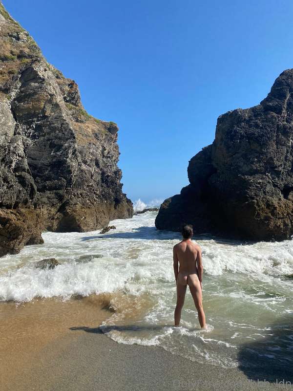 Finally naked at the beach! Part 4 of my holidays pics is he.. 10