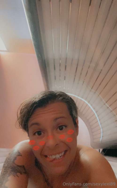 Finally feeling better enough to go tan! It felt amazing but..