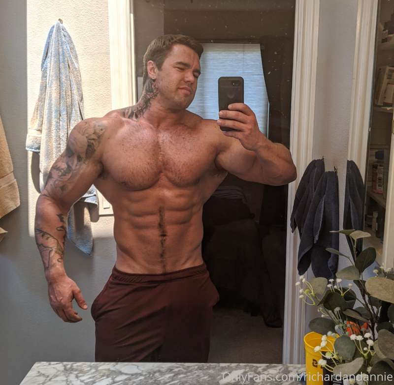 Richard is working daily towards competing in bodybuilding a..