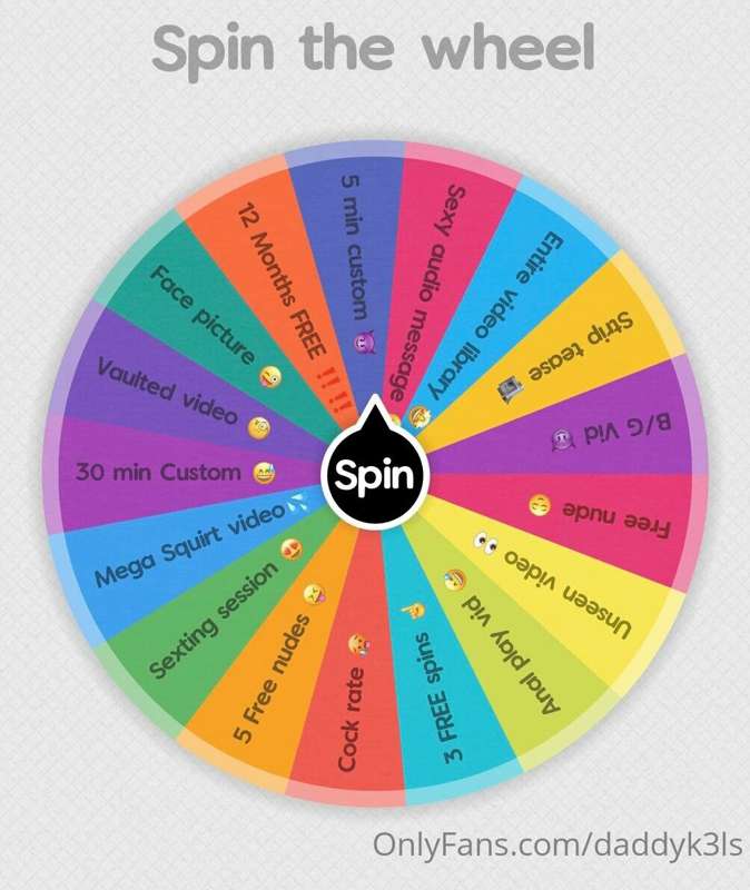 HI KINGS, i wanna play a game😻
TIP            💲15 for 1 SPIN..