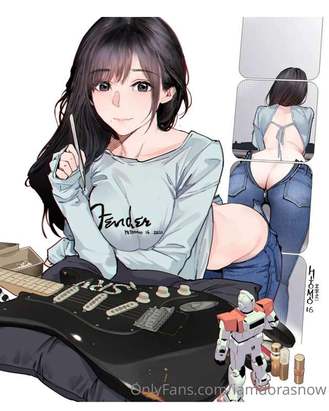 Fun fact: idk how to...🎸╭(°A°`)╮不會玩吉他
How do you say guitar .. 2