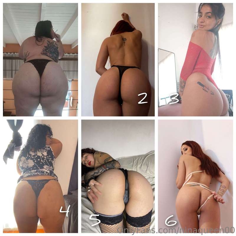Look at my ass and my friends', aren't they spectacular? Ooh..